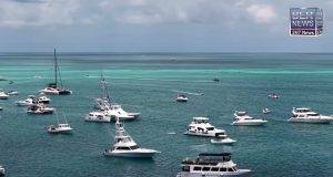 2026 | Aerial View Of Raft Up At Mangrove Bay